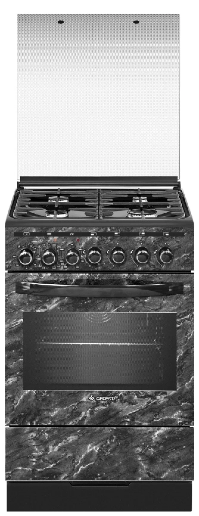 Кухонная плита Gefest ПГЭ 5302-03 0053 черный мрамор