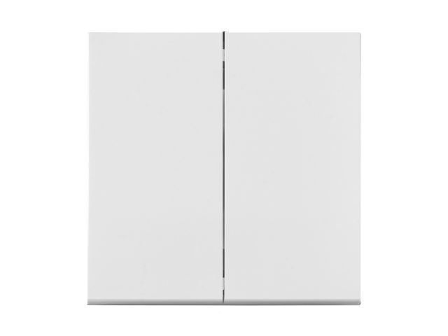 Выключатель 2 клав. (cкрытый, узел, 10А) белый, Carre, Bylectrica