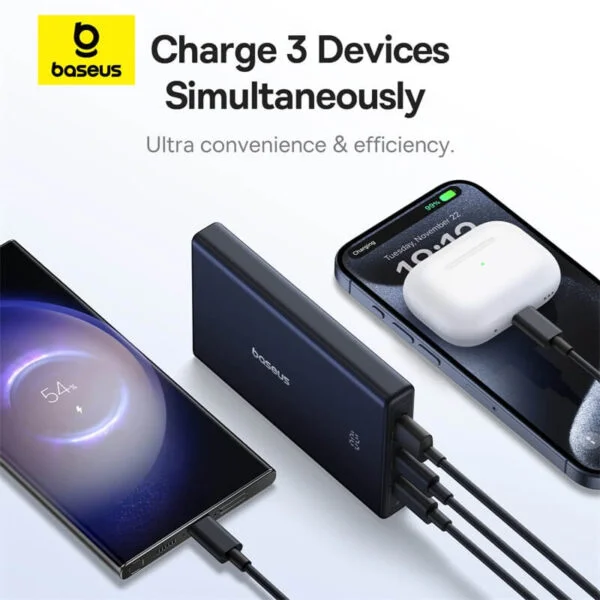Портативное зарядное устройство Baseus PPPG-1W20 PicoGo Power Bank with Digital Display 10000mAh 20W Cosmic Black (P10076801123-00)