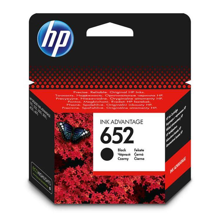 Картридж HP 652 черный (F6V25AE)