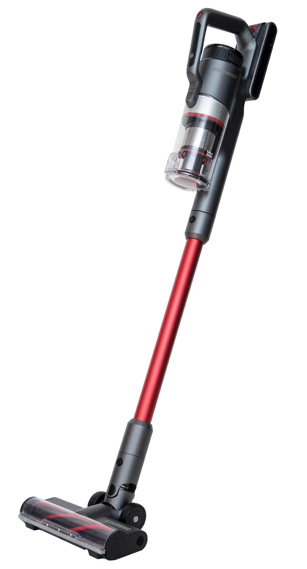 Пылесос StarWind SCH9945 серебристый/красный