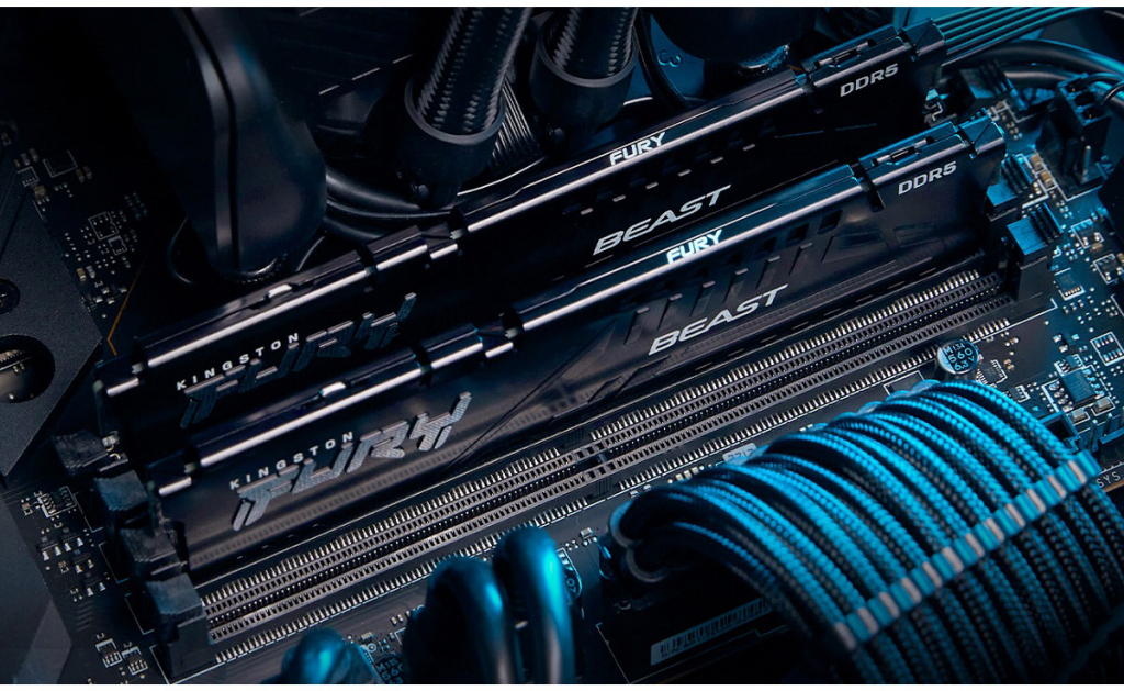 Оперативная память Kingston Fury Beast 32GB 2x16GB PC5-44800 DDR5-5600 CL40 (KF556C40BBK2-32)