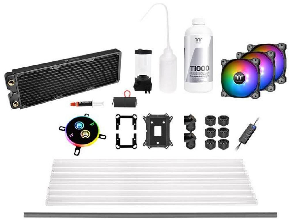 Система жидкостного охлаждения для процессора Thermaltake Pacific C360 DDC Hard Tube (CL-W243-CU12SW-A)