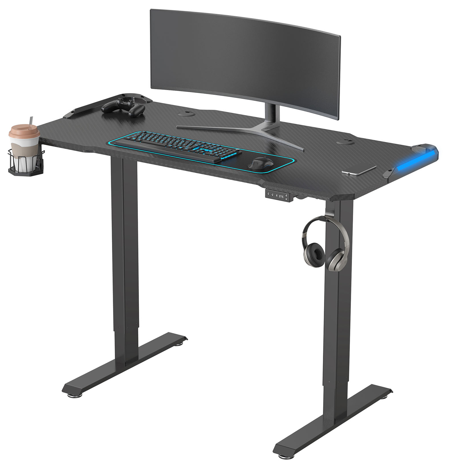 Стол компьютерный Cactus CS-ED-GBK черный