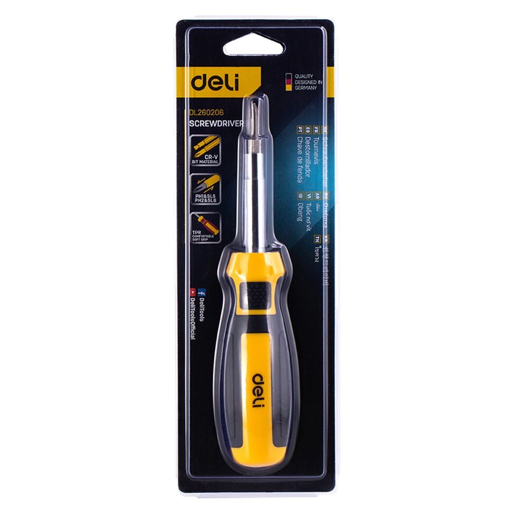 Отвертка Deli DL260206