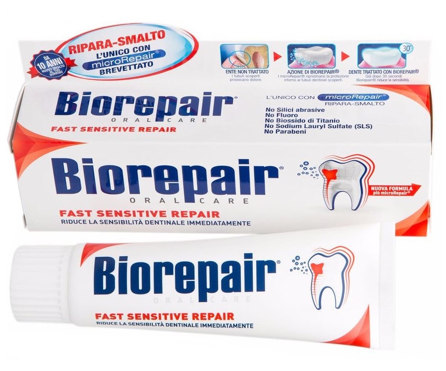 Зубная паста Biorepair Fast Sensitive Repair 75мл