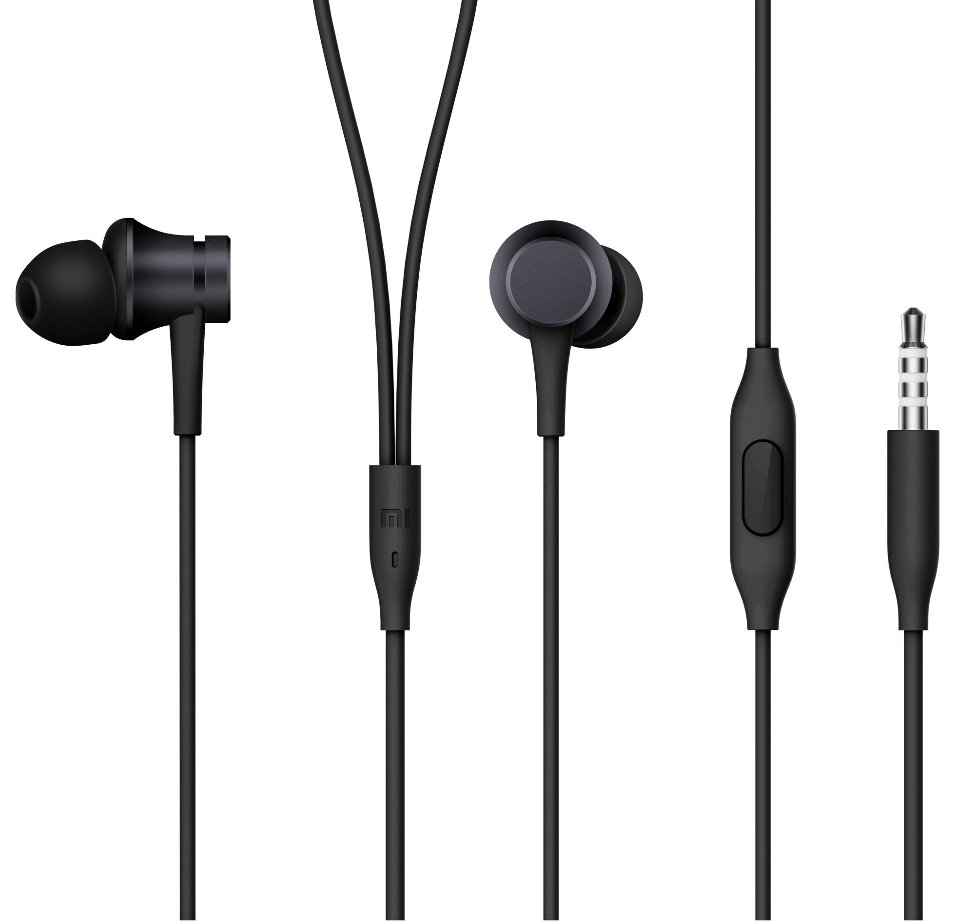 Наушники Xiaomi Mi In-Ear Headphones Basic HSEJ03JY Global черный (ZBW4354TY)