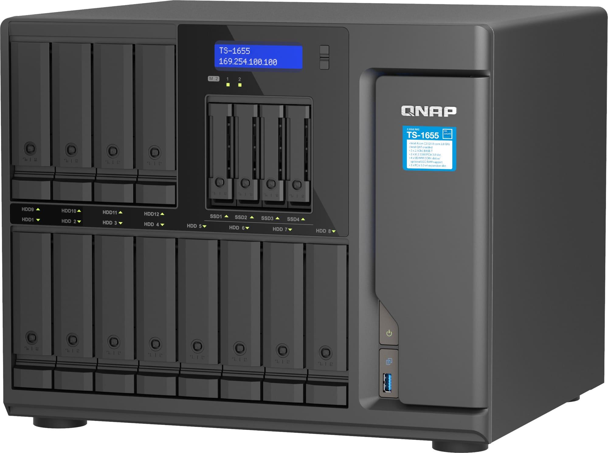 Сетевой накопитель QNAP TS-1655-8G