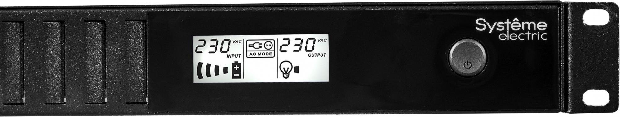 Источник бесперебойного питания Systeme Electric SMT 450Вт 750ВА черный (SMTSE750RMI1U)