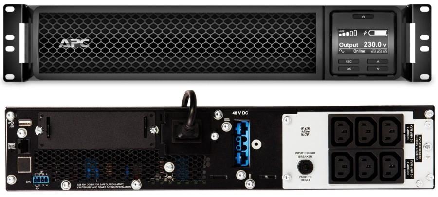 Источник бесперебойного питания APC Smart-UPS SRT 1000Вт 1000ВА черный (SRT1000RMXLI)