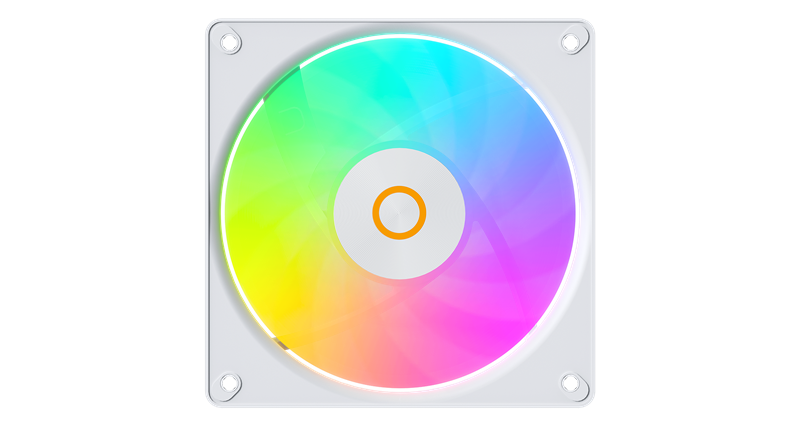 Вентилятор для корпуса Ocypus Gamma F12 Elite WH ARGB Reverse Blade White (Gamma-F12-WH1AM01E-GL)