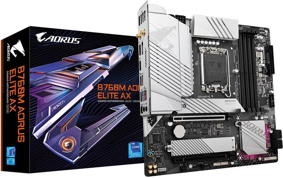 Материнская плата GigaByte B760M Aorus Elite AX rev. 1.3