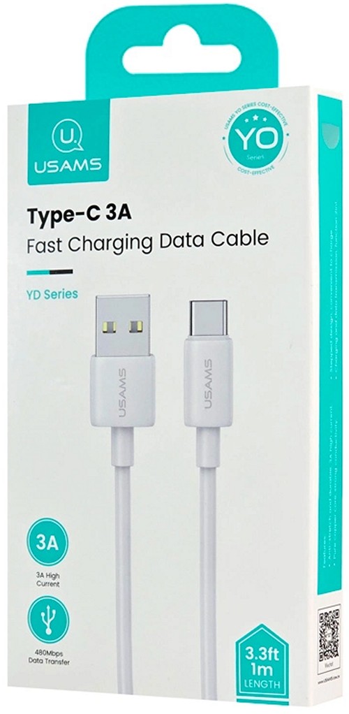 Кабель Usams SJ708 1м White (SJ708USB02)