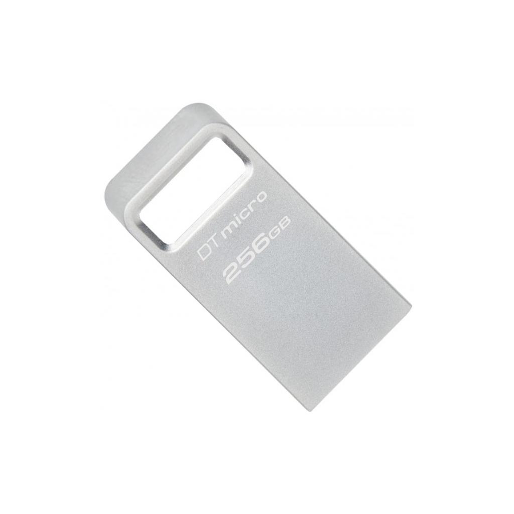 USB Flash-накопитель Kingston DataTraveler Micro 256Gb серебристый (DTMC3G2/256GB)
