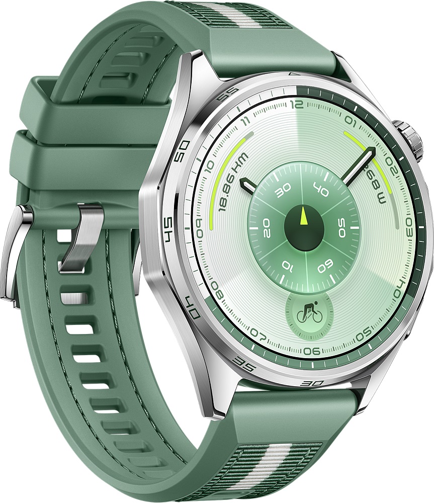 Умные часы Huawei Watch GT 6 46мм Green Woven Strap ATM-B19 (55020FWD)