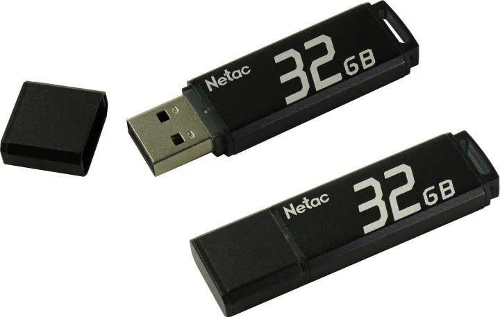 USB Flash-накопитель Netac U351 32Gb серый (NT03U351N-032G-20BK)