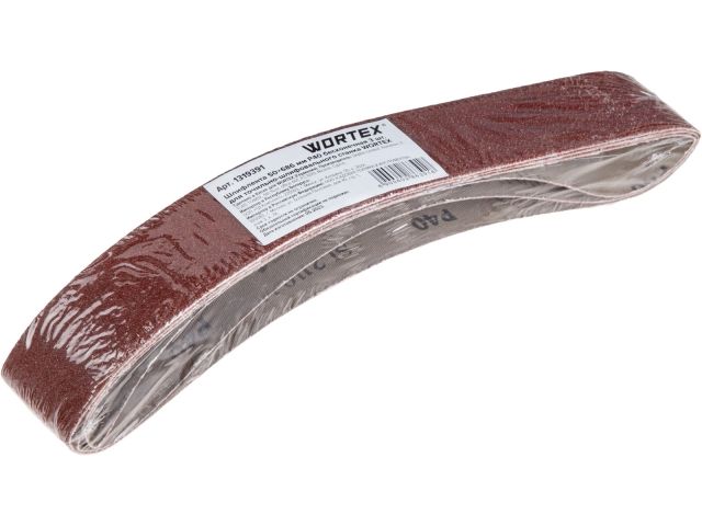 Шлифлента 50х685 мм P40 бесконечная 3шт. для станка WORTEX (подходит к WORTEX BG 1535 L)