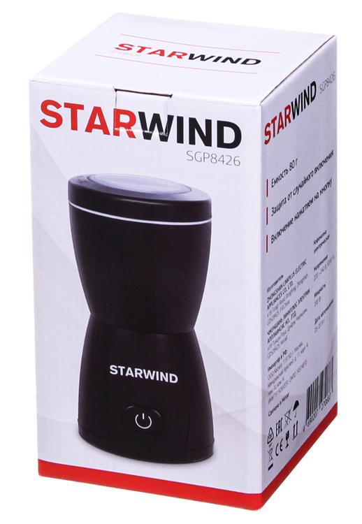 Кофемолка Starwind SGP8426 черный
