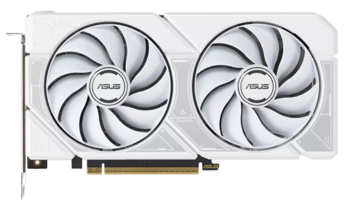 Видеокарта Asus GeForce RTX 5060TI OC Edition 16Gb GDDR7 White DUAL-RTX5060TI-O16G-WHITE (90YV0MH6-M0NA00)
