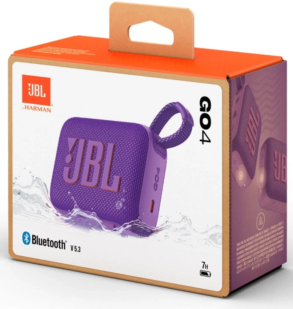 Беспроводная колонка JBL Go 4 Purple (JBLGO4PUR)