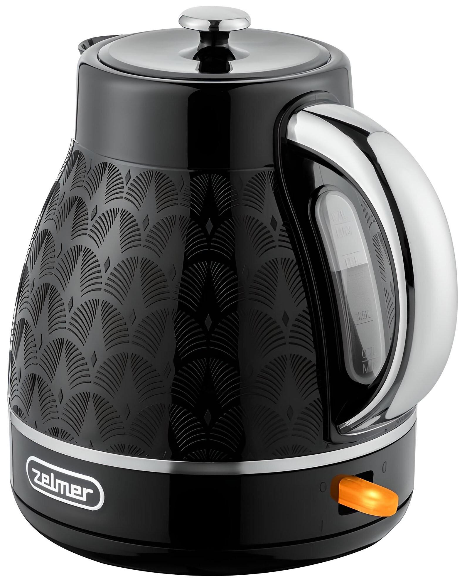Электрочайник Zelmer ZCK7640 Black (71505422P)