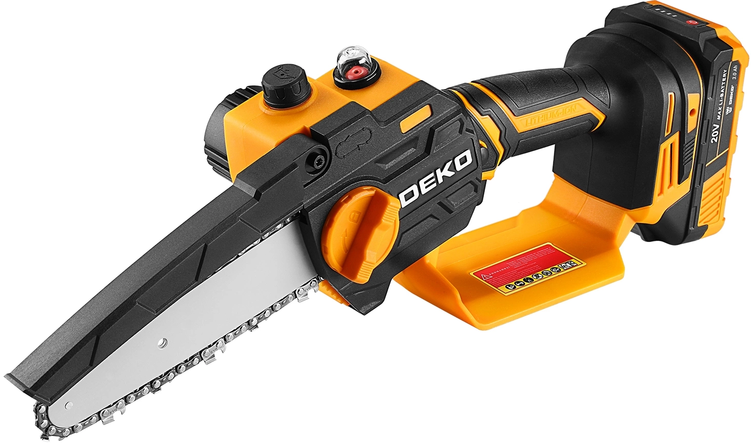 Электропила цепная Deko DKCHS 20-6 1АКБ и ЗУ (063-4307-1)