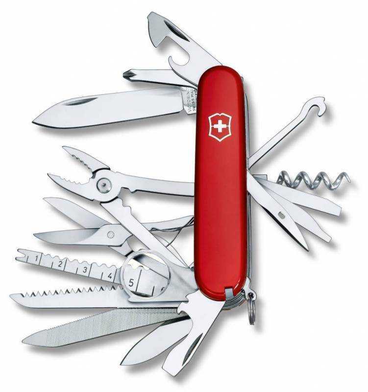 Туристический нож Victorinox SwissChamp красный (1.6795)