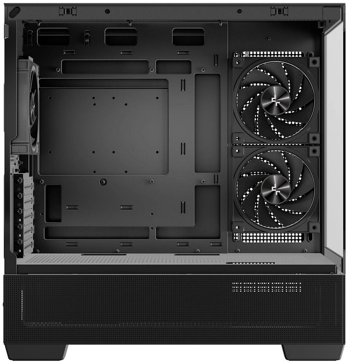 Корпус DeepCool CG380 3F ITX черный (R-CG380-BKAGM3-G)
