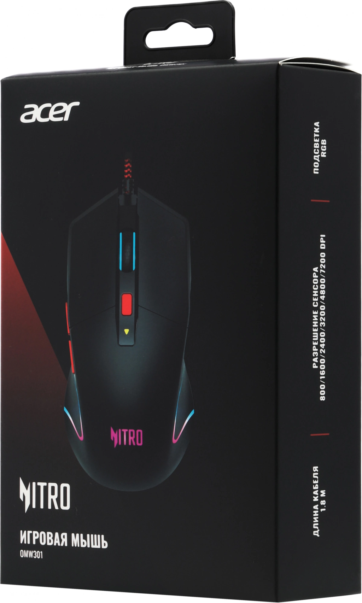 Мышь Acer Nitro OMW301 черный (ZL.MCECC.024)