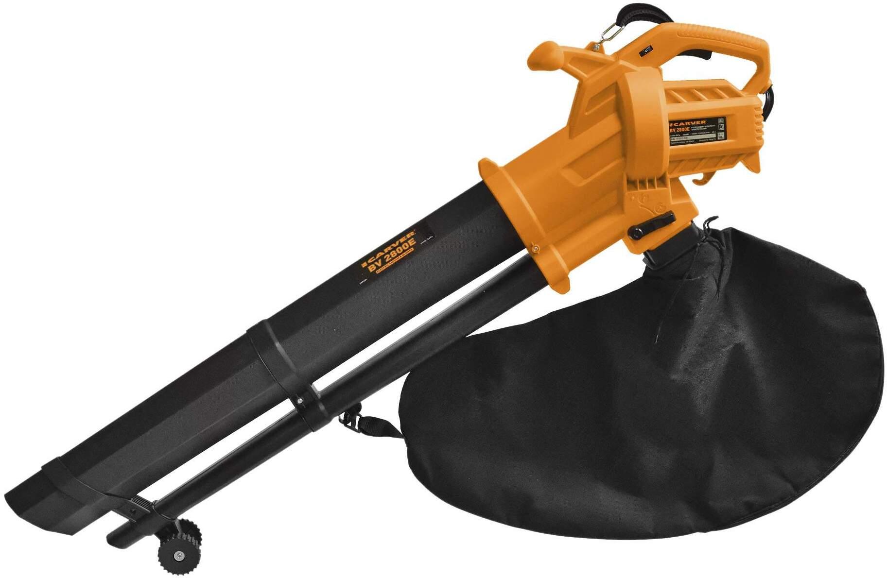 Воздуходувка Carver BV 2800E оранжевый/черный (01.005.00009)