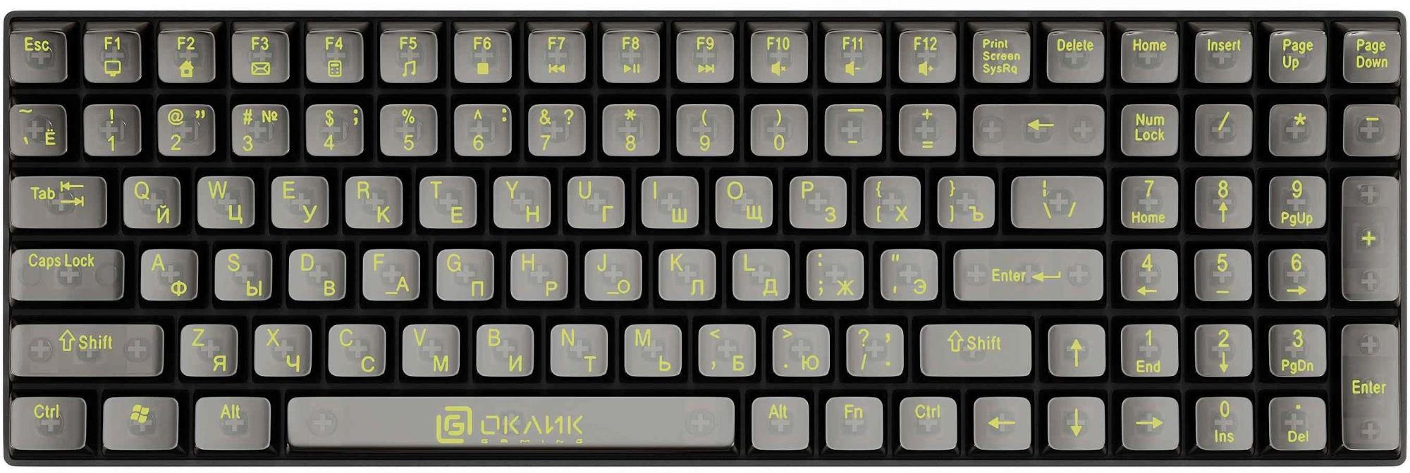 Клавиатура Oklick 915GK черный (1790371)