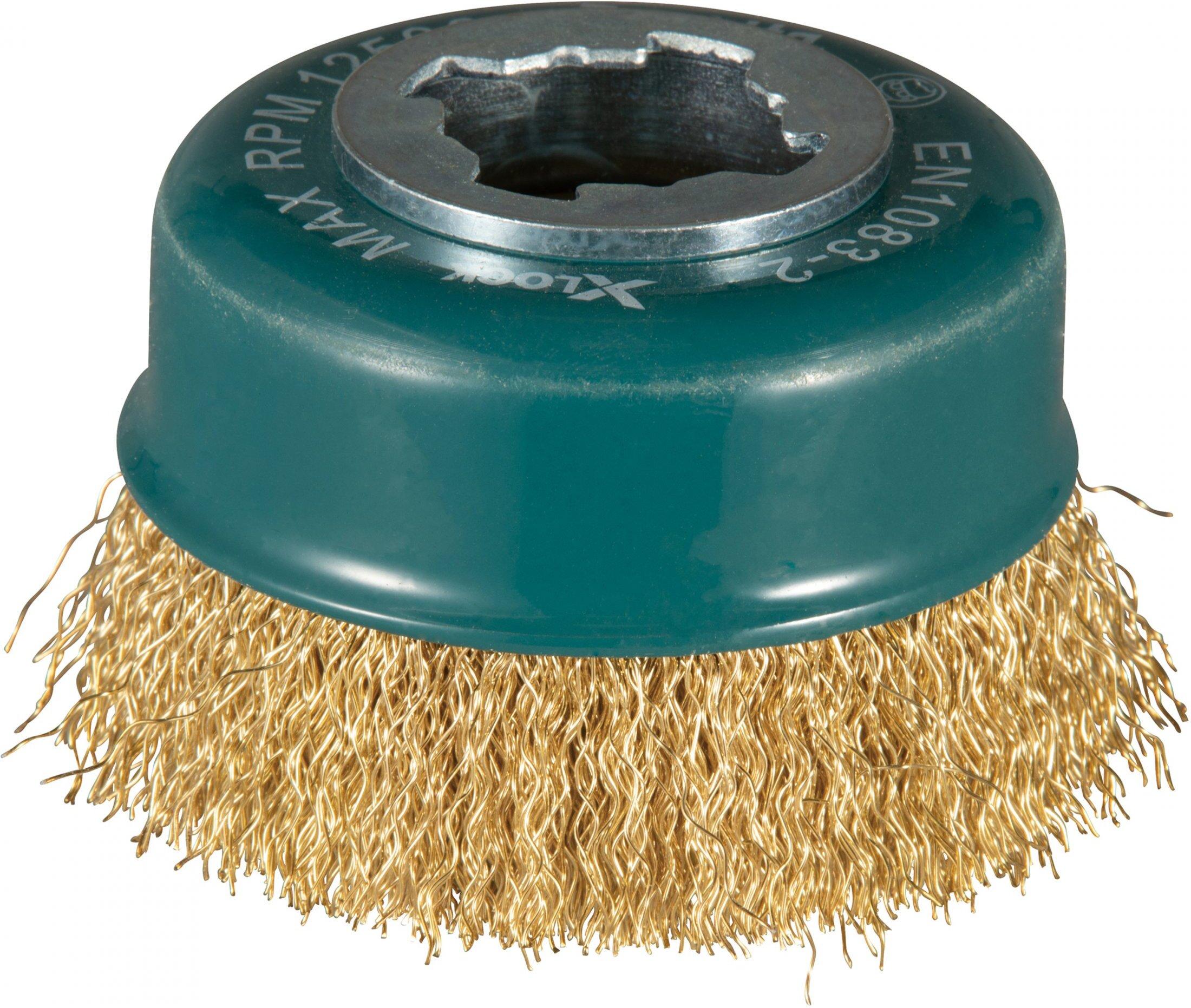 Щетка Makita D 75 мм 0,3 мм X-lock проволочная чашечная (D-73433)