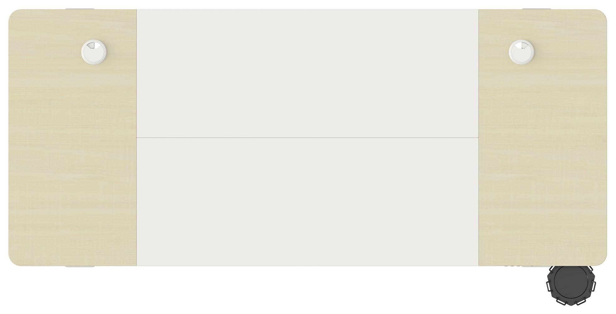 Стол компьютерный Cactus CS-EDL-WWD белый