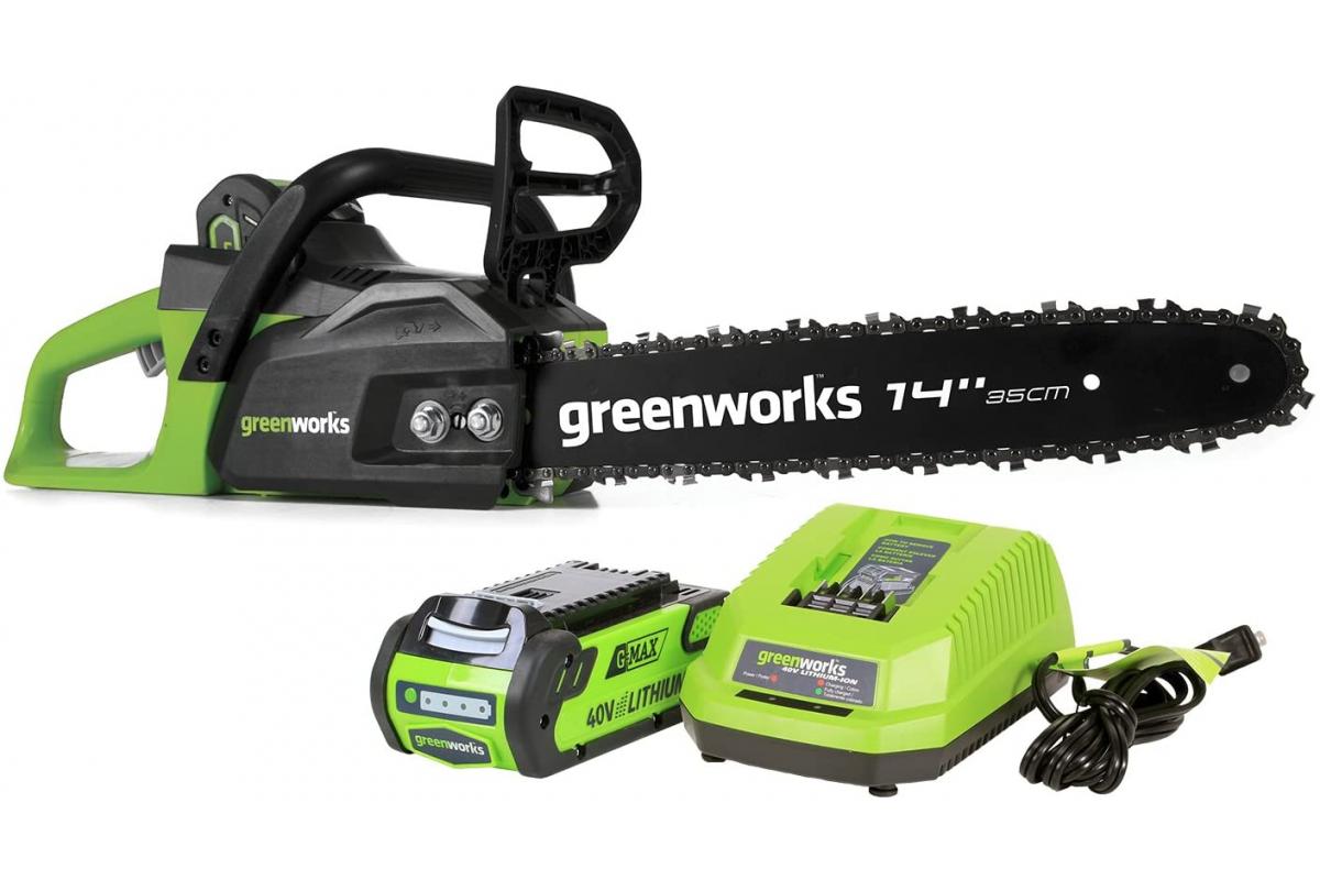 Электропила цепная Greenworks GD40CS15 (2005707UA)