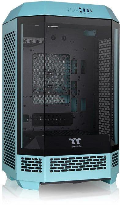 Корпус Thermaltake The Tower 300 Turquoise без БП голубой (CA-1Y4-00SBWN-00)