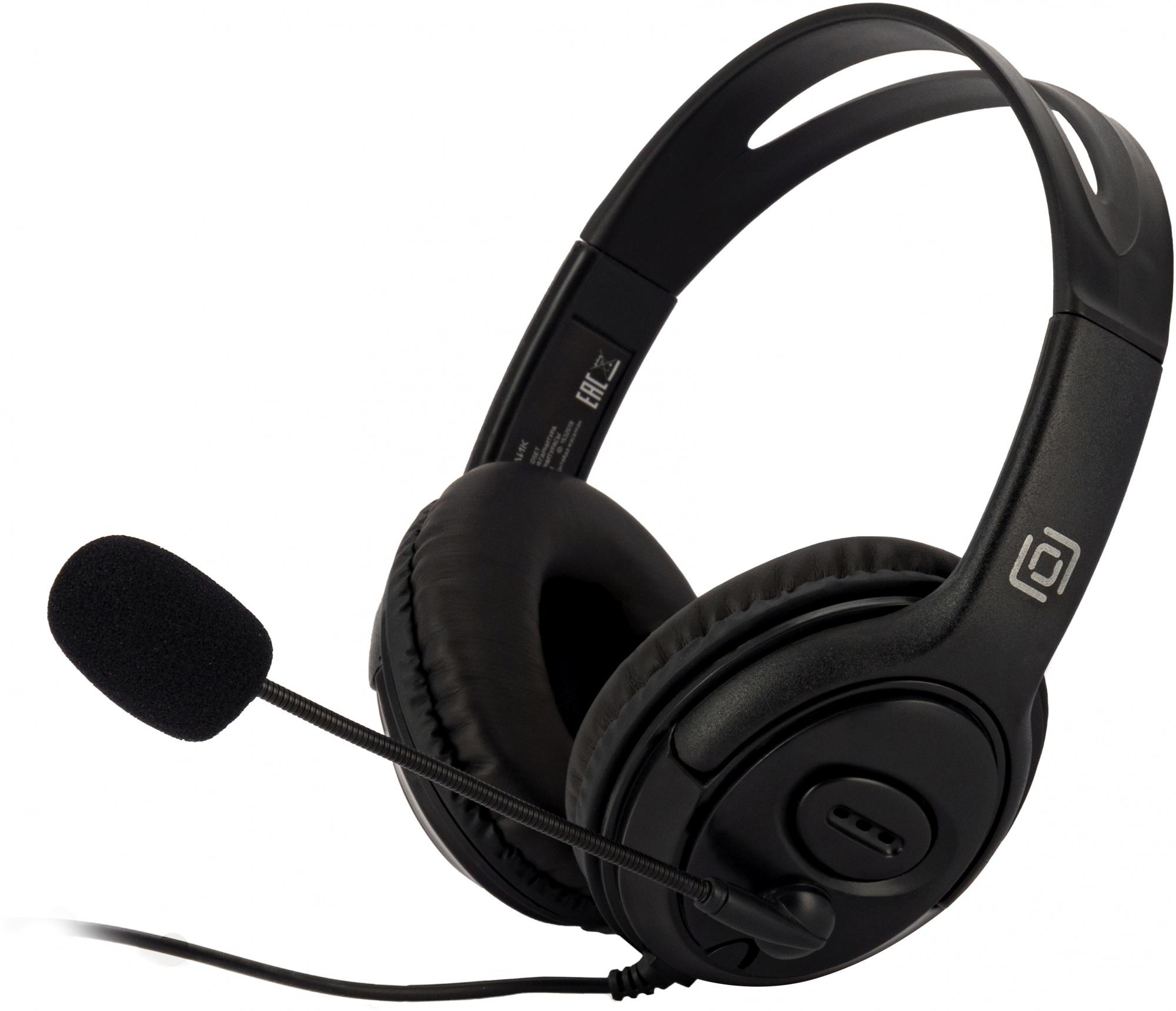 Гарнитура Oklick HS-M400 черный (1532019)