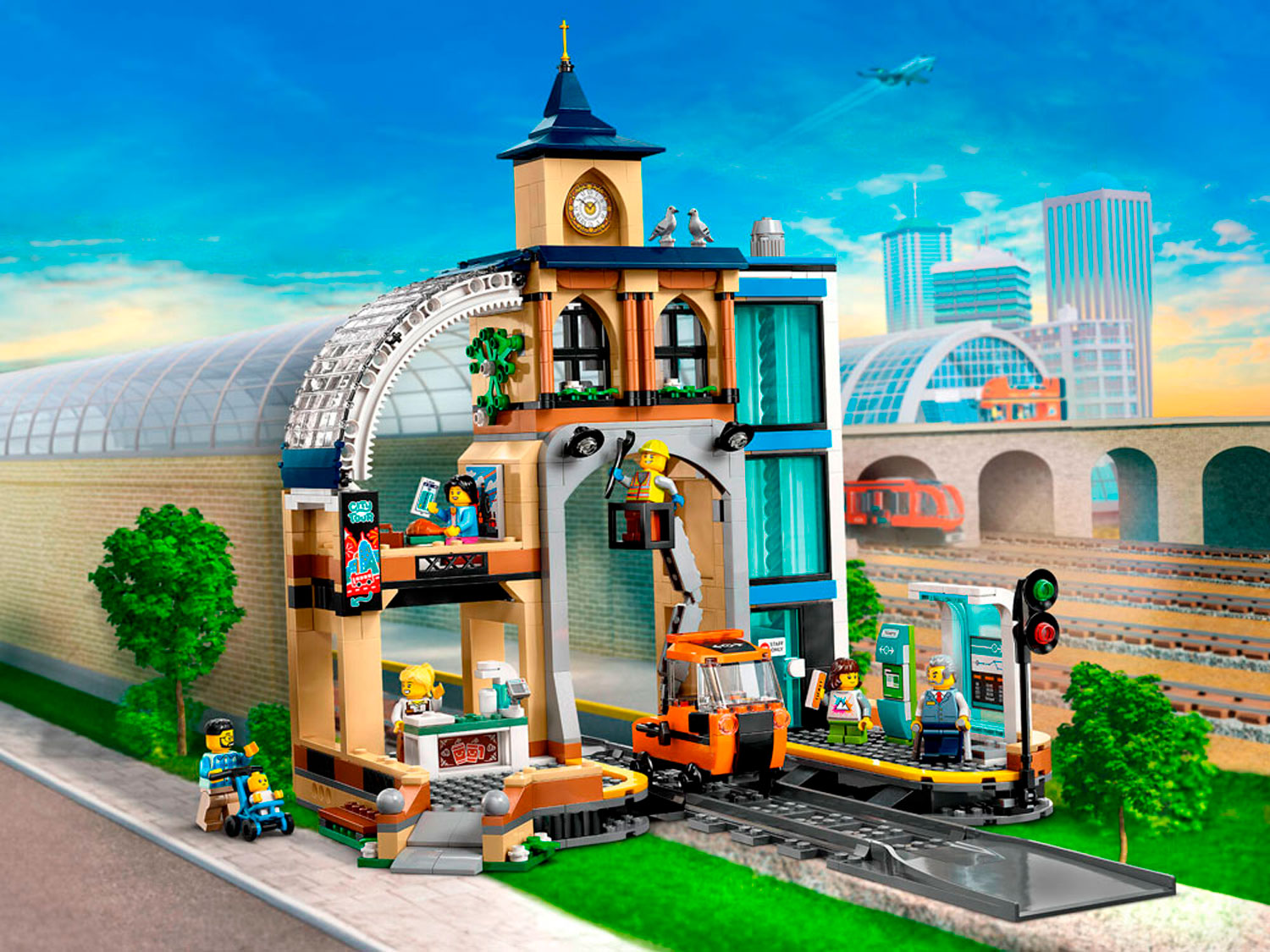 Конструктор Lego City Центральный железнодорожный вокзал (60469)