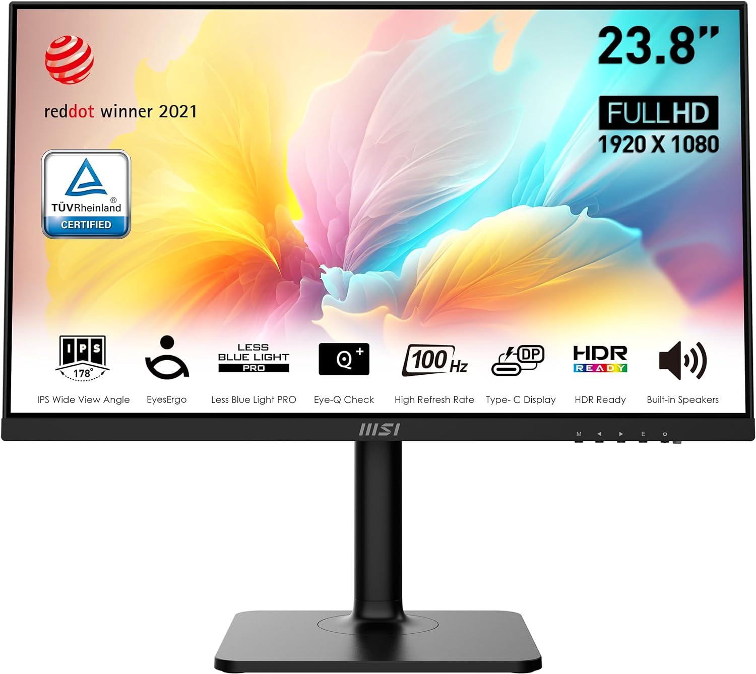 Монитор MSI Modern MD2412P черный (9S6-3PA59H-095)