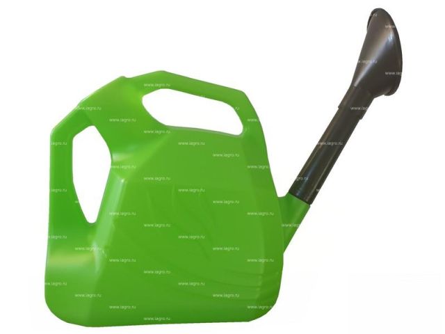 Лейка пластмассовая Гардения 5 л (со съемным носиком) (ИнструмАгро)