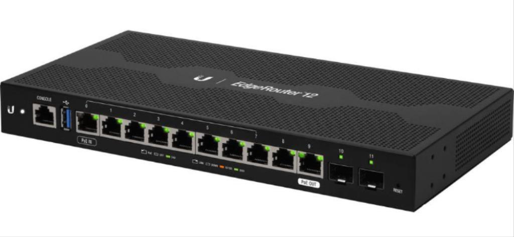 Маршрутизатор Ubiquiti 10P 1000M 2SFP (ER-12)