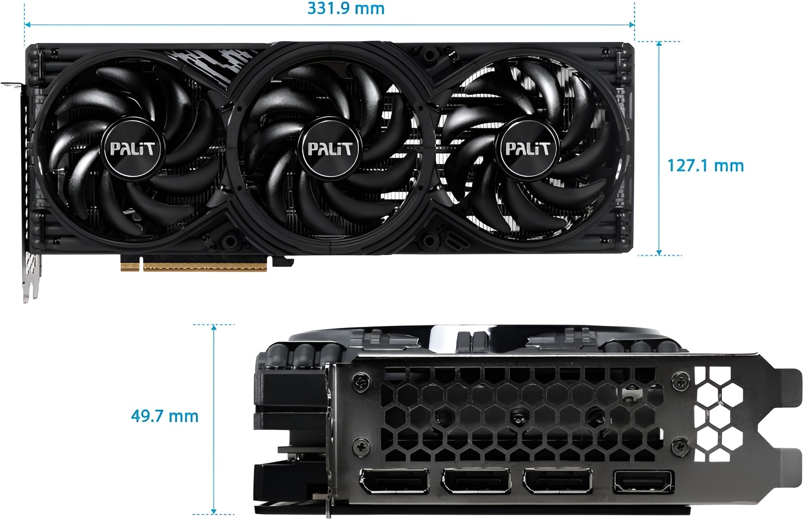 Видеокарта Palit GeForce RTX 5070 GamingPro-S OC 12GB GDDR7 (NE75070T19K9-GB2050U)