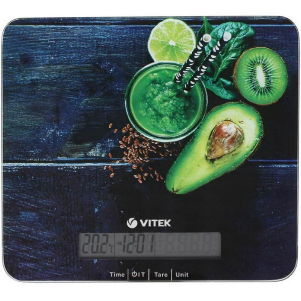 Кухонные весы Vitek VT-2425 Blue/Illustration