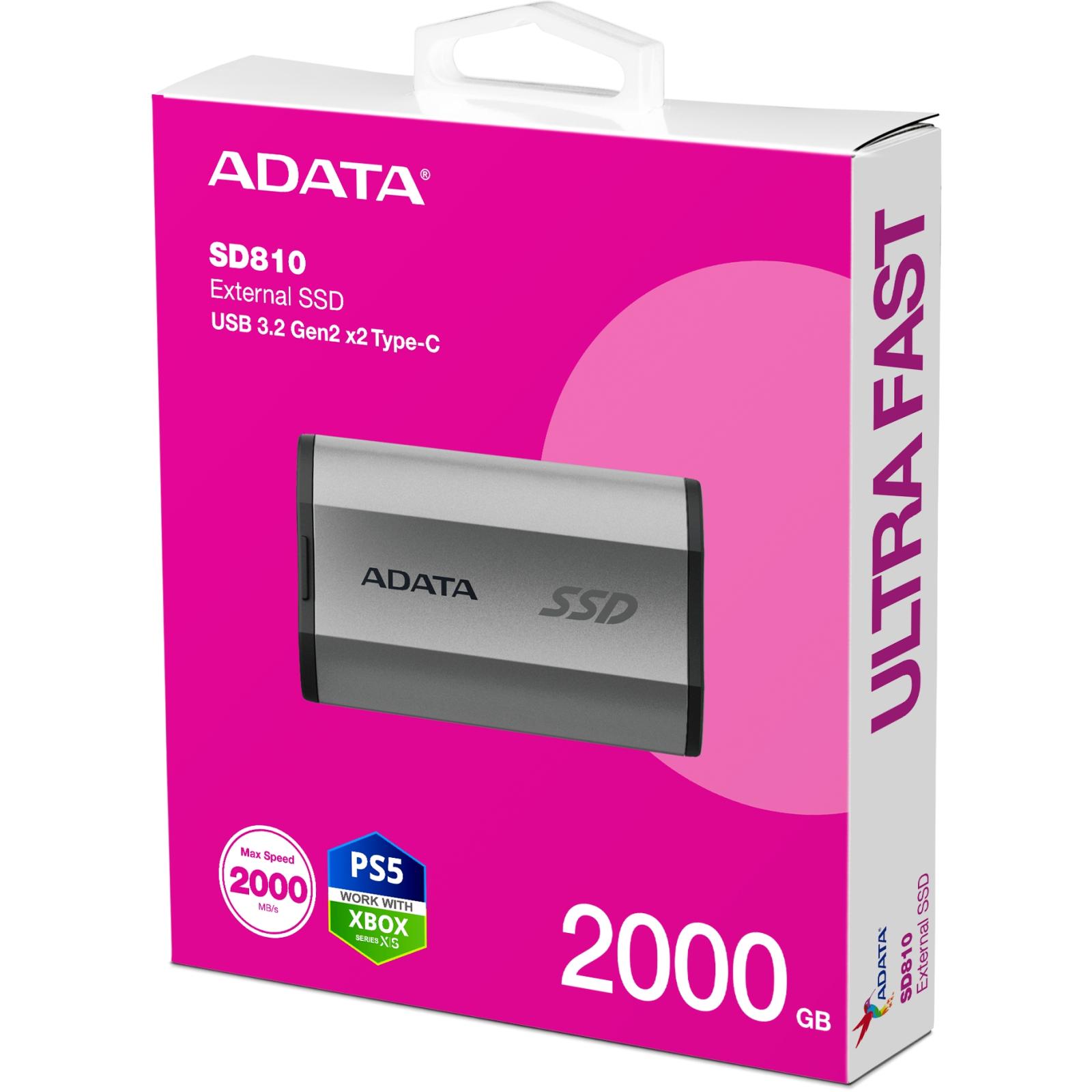 Внешний накопитель A-Data 2TB EXT SD810-2000G-CSG