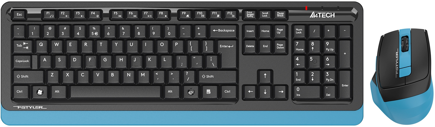 Набор периферии A4Tech Fstyler FG1035 Navy Blue черный/синий