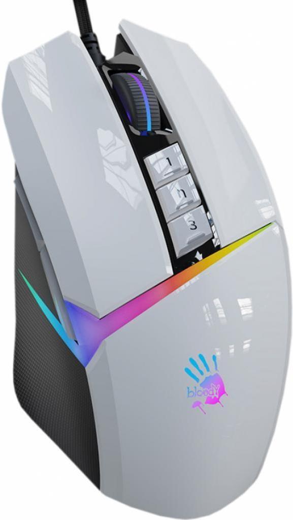 Мышь A4Tech Bloody W60 MAX Panda белый