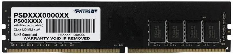 Оперативная память Patriot Signature Line 8GB DDR4 черный (PSD48G26662S)