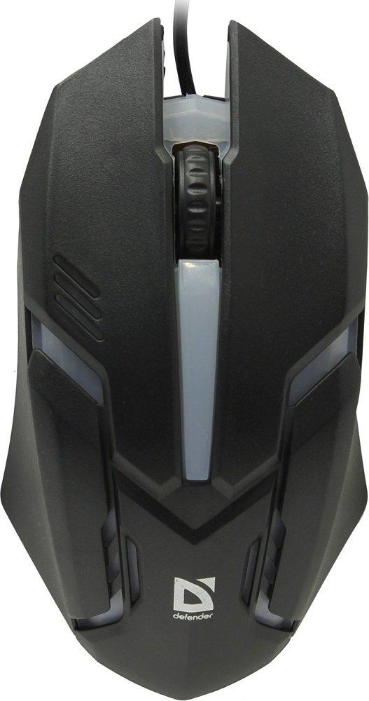 Мышь Defender Cyber MB-560L черный (52560)
