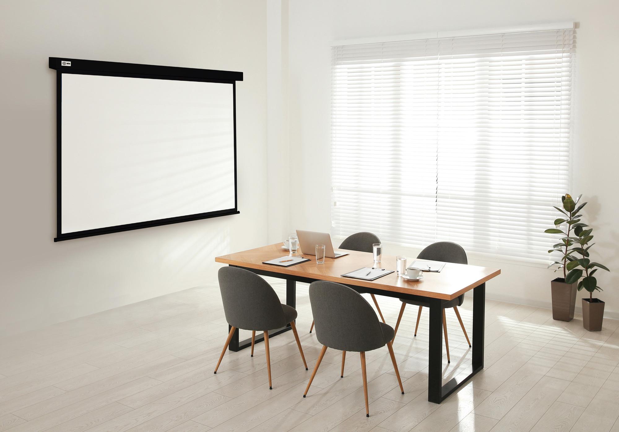 Проекционный экран Cactus CS-PSW-150X150-BK черный