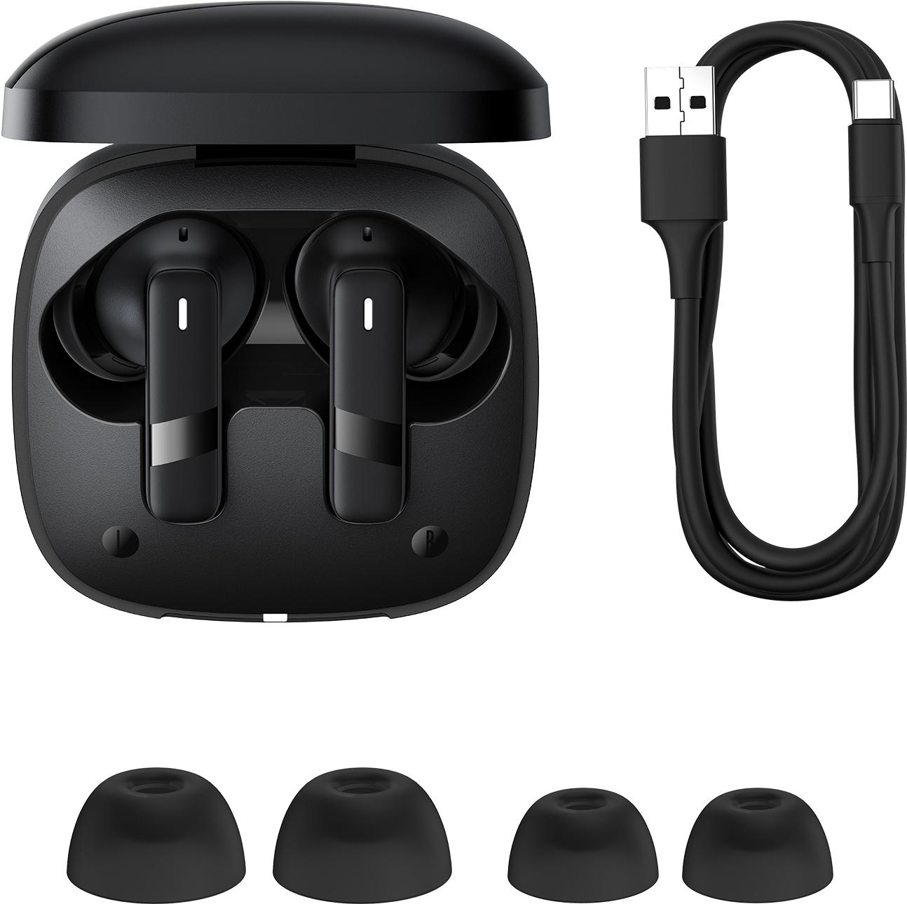 Наушники Baseus Bowie E20 True Wireless Earphones Cluster Black (A00069700113-00)