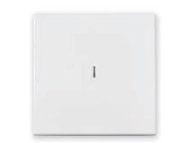 Выключатель 1 клав. (cкрытый, узел, 10А) со световой индикацией, белый, Carre, Bylectrica